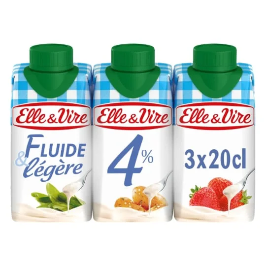 Crème Fluide Et Légère 4% Mat.Gr.