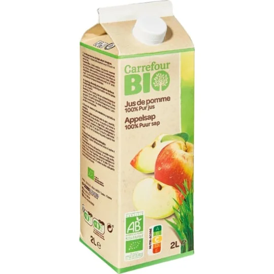 Jus de pomme bio 100% pur jus