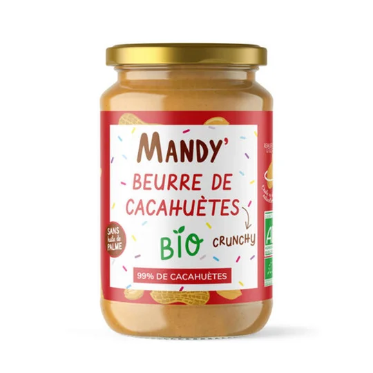 Beurre de Cacahuètes Bio avec morceaux