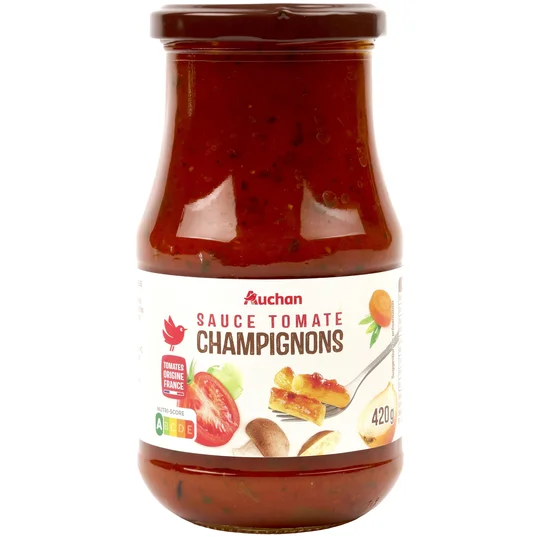 Sauce tomate forestière, en bocal