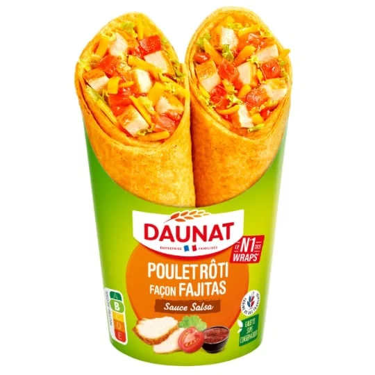 Wraps poulet façon Fajitas