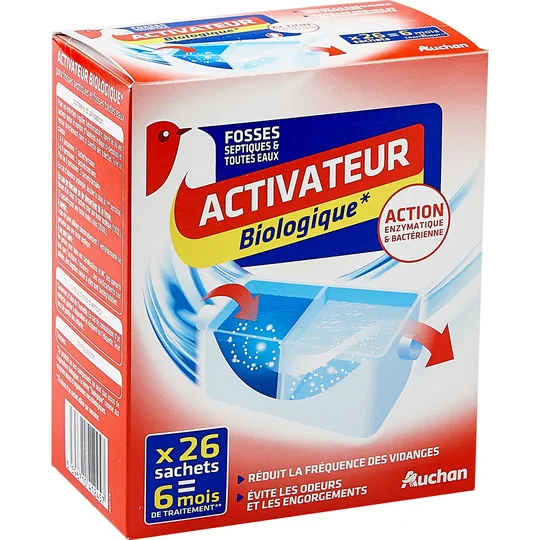 Activateur biologique fosses septiques & toutes eaux
