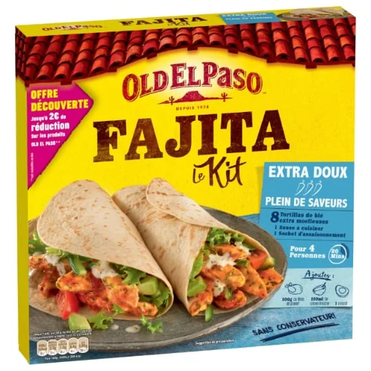 Kit pour Fajitas Sans piment