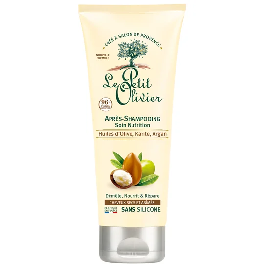 Après-shampooing Soin Nutrition huiles d'olive karité argan