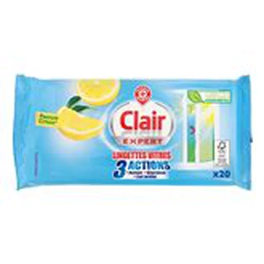 Lingettes nettoyantes Vitres 3en1 x20