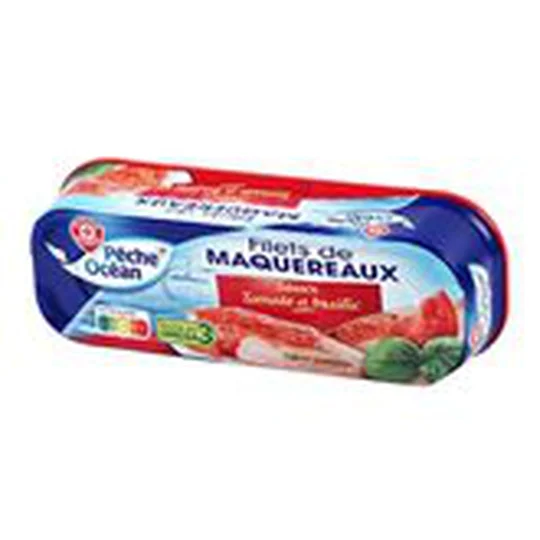 Filets maquereaux Tomate basilic
