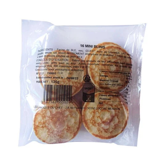 Les Délices Du Chef Mini Blinis