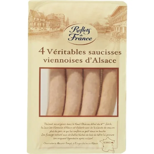 Saucisses viennoises d'Alsace