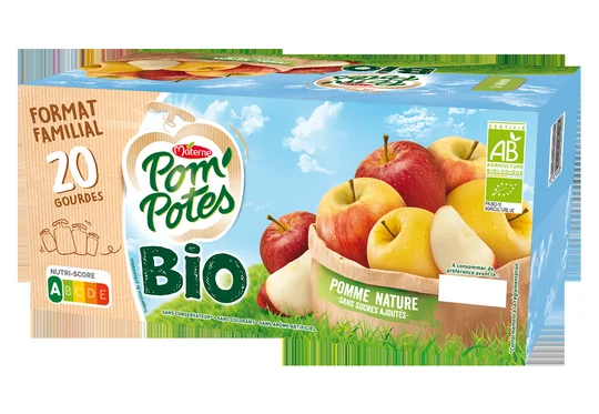 Compotes Bio pomme nature