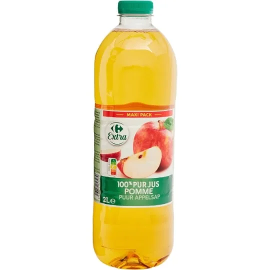 Jus de pomme 100% pur jus