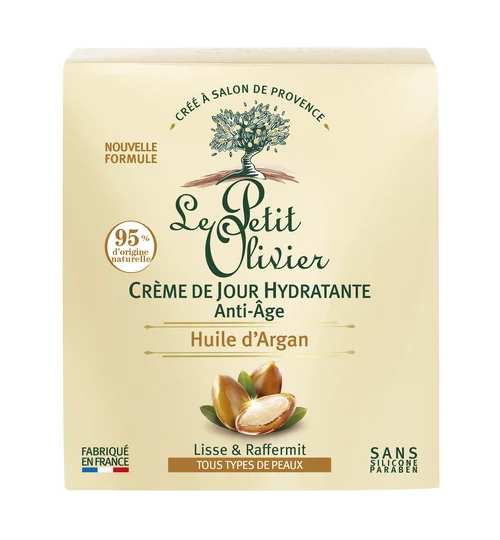 Crème de jour hydratante anti-âge - huile d'argan