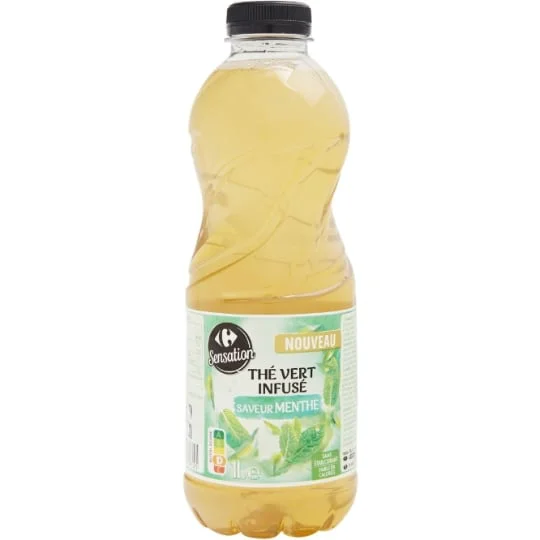 Boisson thé vert saveur menthe SENSATION