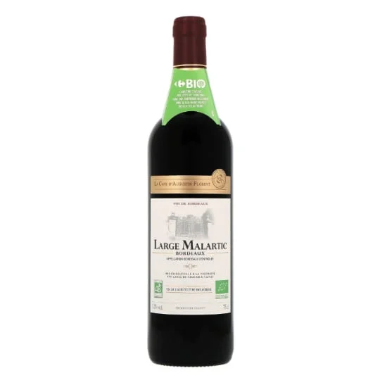 Vin rouge bio Bordeaux