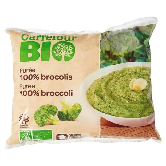 Purée bio 100% brocolis