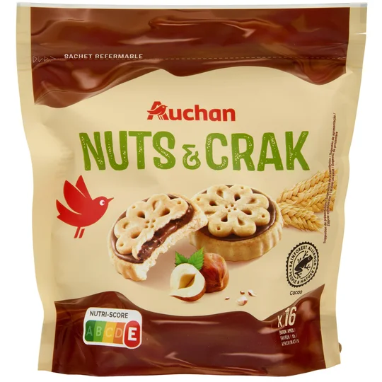 Mon goûter Biscuits fourrés à la pâte à tartiner noisettes