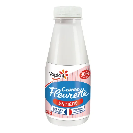 Crème fleurette entière 30% MG