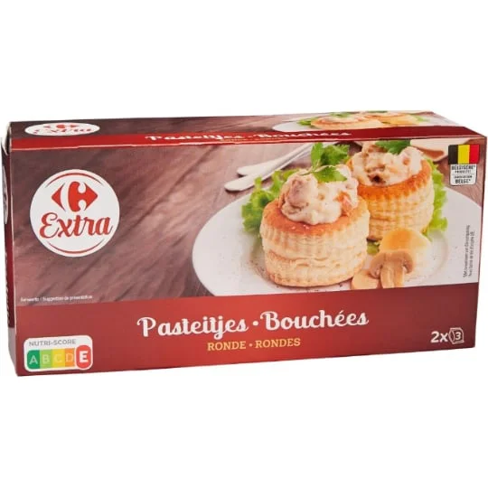 Bouchées rondes à garnir