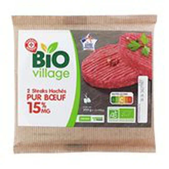 Steak haché 15% MG Bio