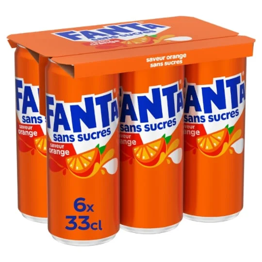 Soda Saveur Orange Sans Sucre
