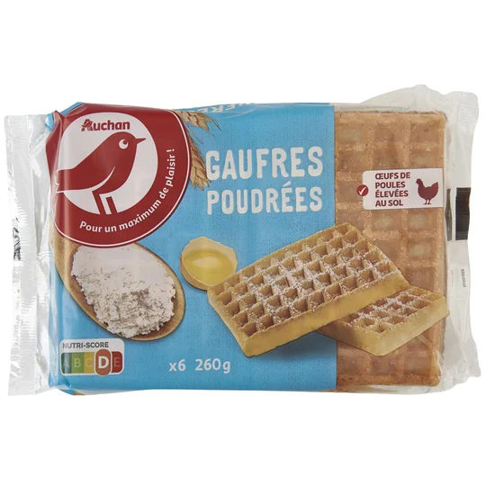 Gaufres poudrées