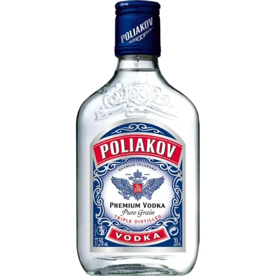 Vodka pure grain triple distilled