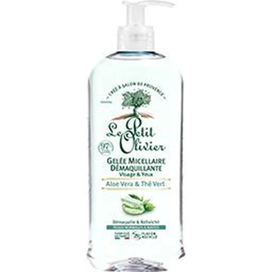 Gelée micellaire démaquillante aloe vera & thé vert