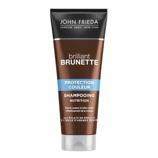 Shampoing Brillant Brunette Proctection couleur à l'huile d'Amande douce & aux éclats de perle