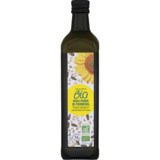 Huile vierge de tournesol