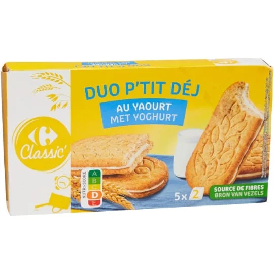 Biscuits Duo P'tit Dej au yaourt