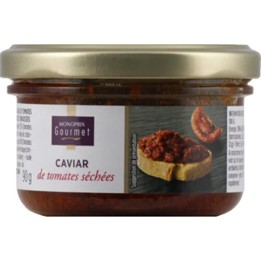 Caviar de tomates séchées
