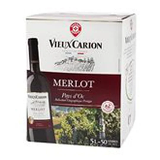 Vin rouge Pays d'Oc Merlot IGP