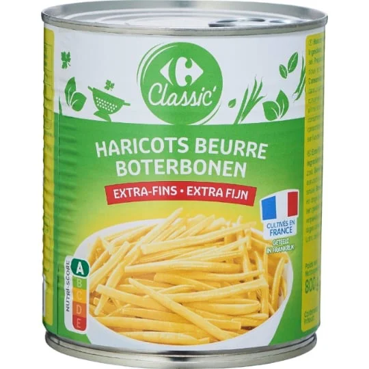 Haricots beurre extra-fins