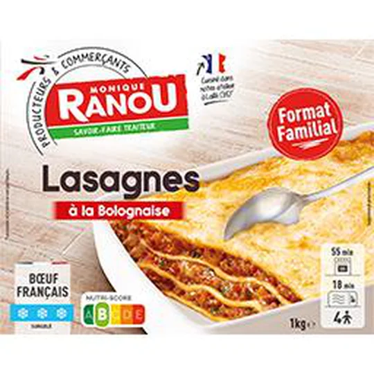 Lasagnes à la bolognaise