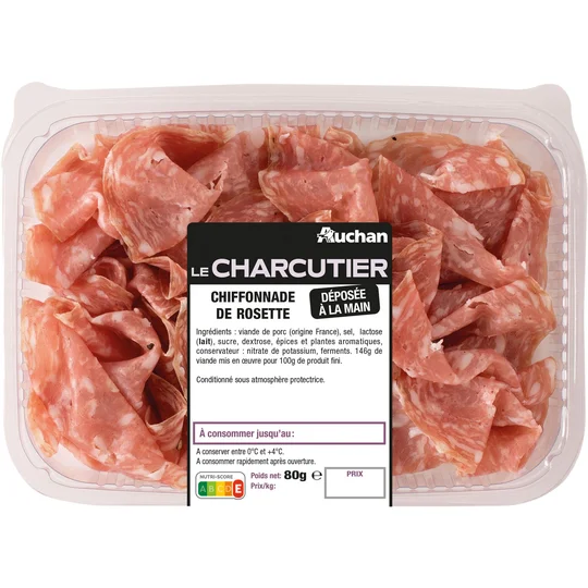 Chiffonnade de rosette