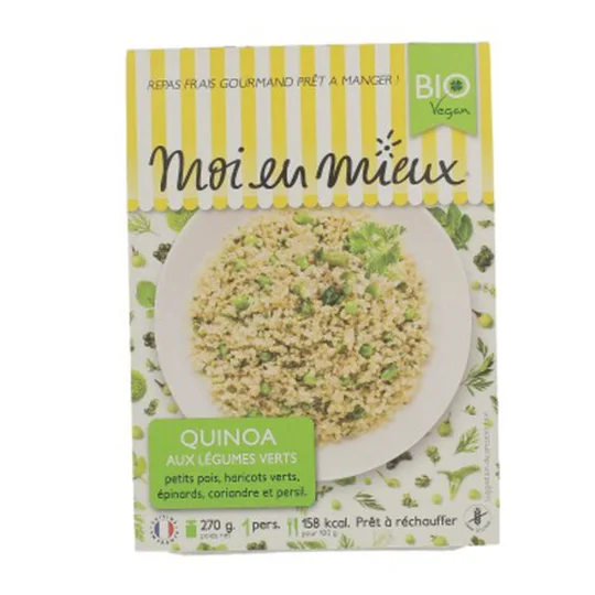 Quinoa Aux Légumes Verts Bio