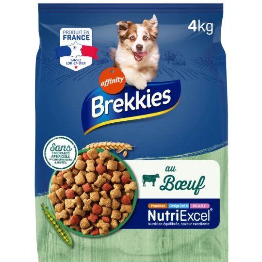 Croquettes de boeuf pour chien adulte