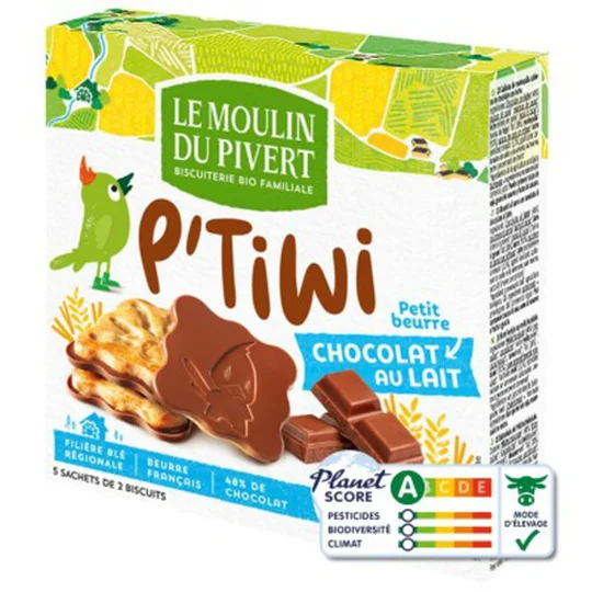 P'Tiwi Choc Chocolat Au Lait Bio