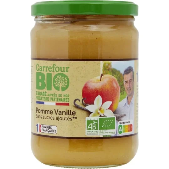 Compote pomme vanille