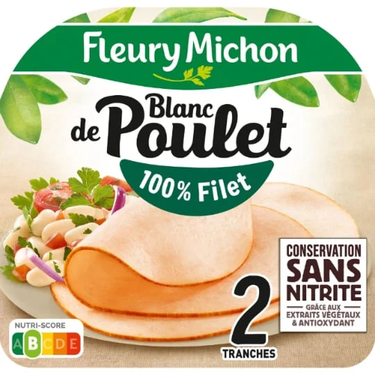 Blanc de poulet conservation sans nitrite