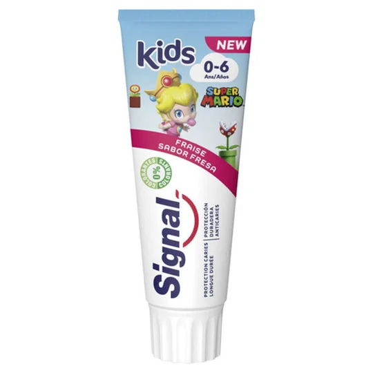 Dentifrice mario kids fraise