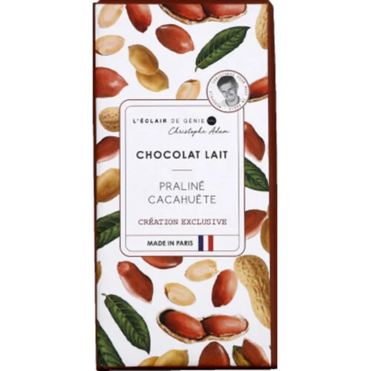 Chocolat noir praliné cacahuète
