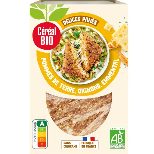 Délices Panés Pommes de Terre, Oignons, Emmental Bio