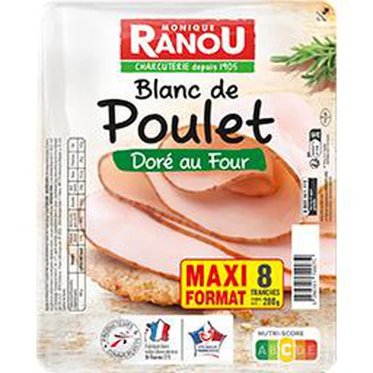 Blanc de poulet doré au four