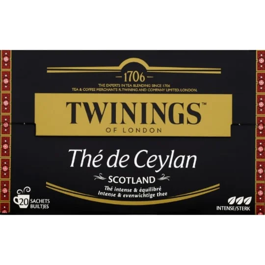 Thé noir de Ceylan Scotland x20