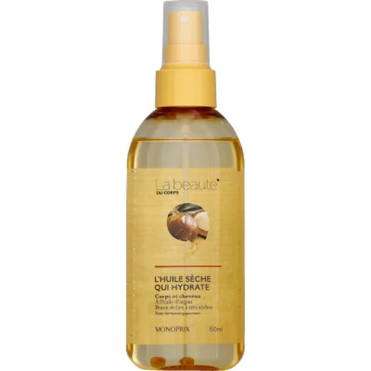 Huile sèche à l huile d argan corps et cheveux