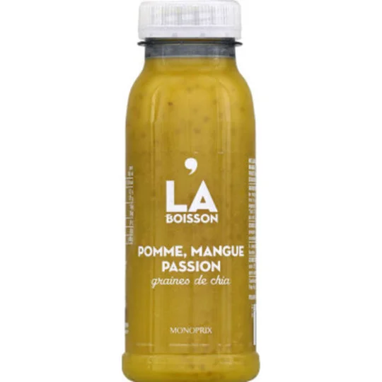 La Boisson Pomme & mangue passion et graines de chia