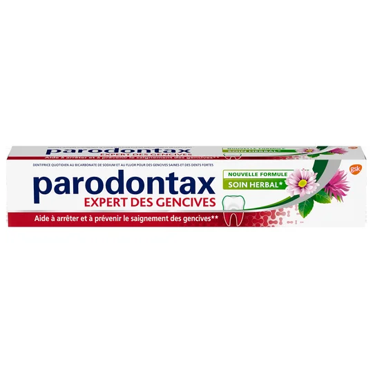 Dentifrice Soin Herbal goût menthe et mélisse