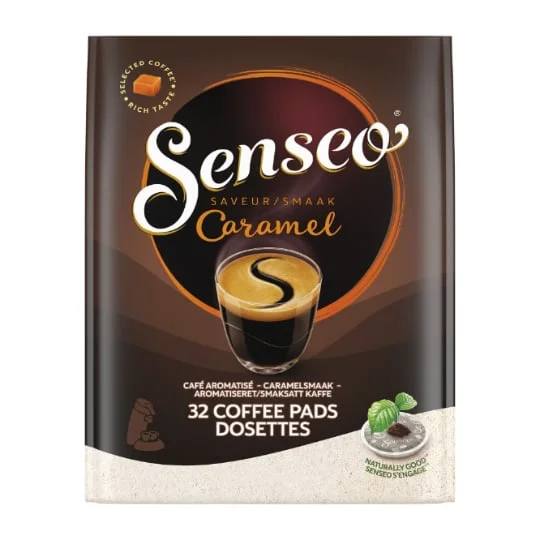 Café dosettes saveur caramel x32