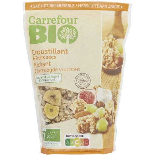 Croustillant bio 6 fruits secs
