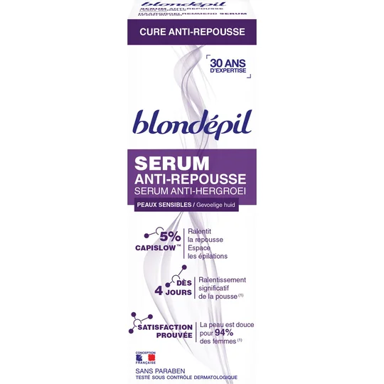 Sérum anti-repousse pour peaux sensibles